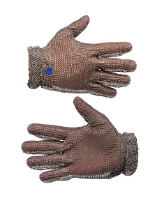 Перчатка кольчужная MANULATEX WILCO без манжеты, с пружиной из нержавеющей стали (р.9-9,5)